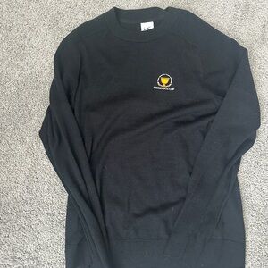 Nike Men's Black Tiger Woods / Presidents Cup Crewneck Sweater